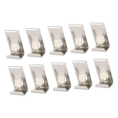 Image of Hemobllo Picture Frame Hardware Accessories 60Pcs Metal Spring Turn Clamps 1.06 Inch Picture Frame Hanging Hooks for Wooden Frames and Canvas DIY Framing