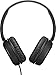 JVC Lightweight On Ear Headphones with Powerful Sound, Integrated Remote & Mic for Smartphones - HAS31MB (Black), Medium