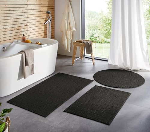 Taracarpet Badematte Badvorleger Homestyle rutschfest waschbar...