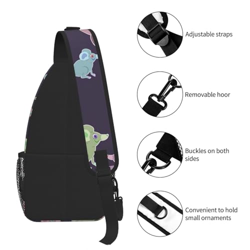 Mochila de pecho cómoda para viajes y senderismo unisex 7