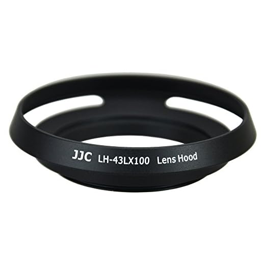 JJC lh-43lx100 motljusskydd för Panasonic Lumix DMC-LX100 kamera