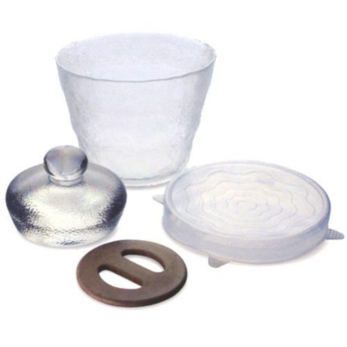 ナガオ ガラス製 浅漬けポット 特大 クリア