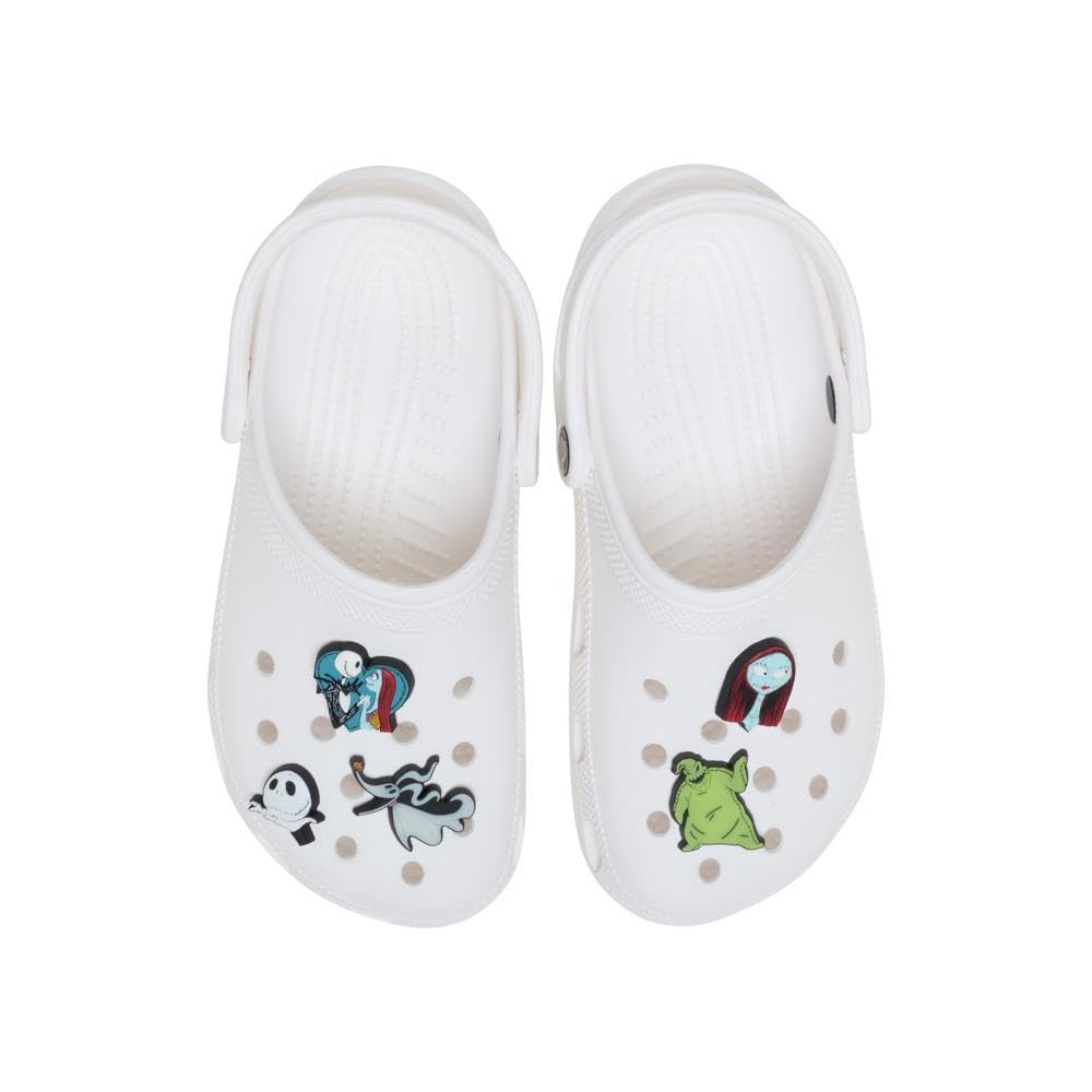 Crocs Unisex Nightmare Before Xmas 5-pak zawieszek do butów, wielokolorowe, jeden rozmiar, wielobarwny, Rozmiar Uniwersalny