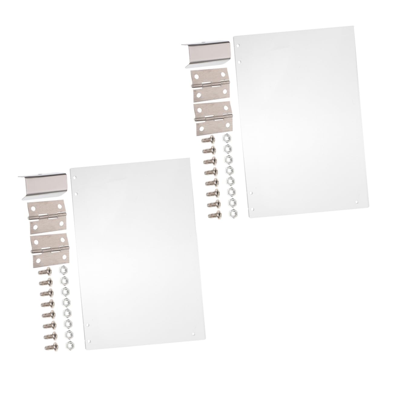 Cabilock 2pcs Popcorn Machine Door Panel Replacement Protective Baffle for Household Commercial Use Clear Accessory Prevents Spillage Enhances Safety