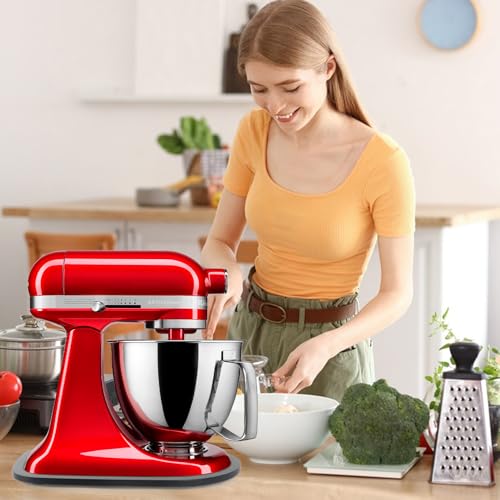 Image of Mixer Slider Compatible with Kitchen aid Mini 3.5 Qt Tilt-Head Stand Mixe - Kitchen Countertop Storage Mover Sliding Caddy for Kitchen Aid Artisan Mixer (3.5 QT - Black)