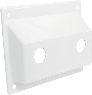 1 PC Faucet Bezel Stand Off Faucet Cover Mounting Kit for RV Camper Motorhome Shower Stand Off Bezel Plate Replacement Part(White)