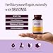 SEASON34 Mood & Neuro Support for Women | Bacopa, L-Theanine, GABA & Ashwagandha for Stress, Focus, Memory & Emotional Balance for Menopause, Doctor-Formulated, Non-Hormonal 60 Capsules 1 Month Supply