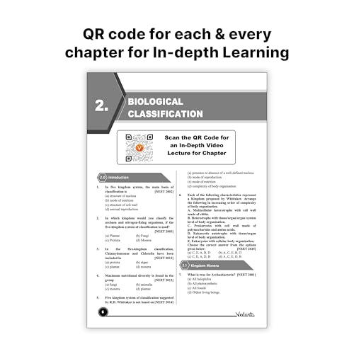 Image of Vedantu 38 Years NEET Biology (1987-2025) Previous Year Questions Book | Chapter & Topic Wise PYQs | 2000+ Questions, QR Video Solutions, 10 Mock Tests | NCERT Based for 2026 Exam