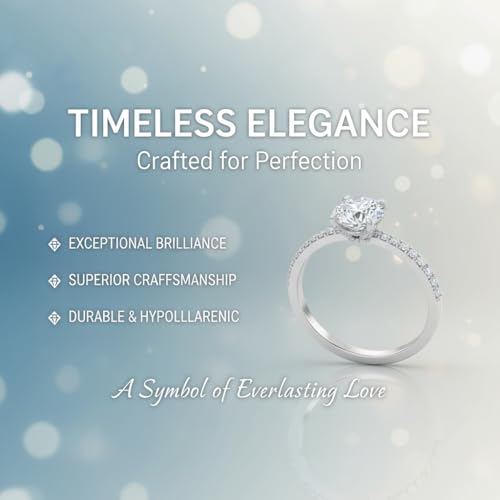 Image of Choose Your Gemstone Delicate Hidden Halo Diamond CZ Ring 925 Sterling Silver Round Shape Petite Engagement Rings Minimal Modern Design Birthday Gift Wedding Gift US Size 4 to 12