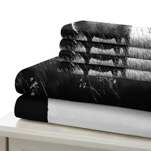 Housse de couette résistante avec fermeture éclair lit simple
