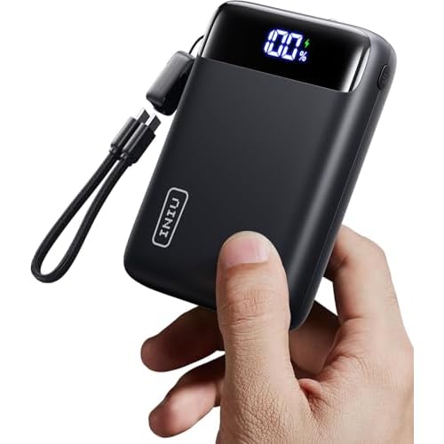 INIU 20000mAh Power Bank, Smallest Portable Charger, Fast Charging 22.5W PD 3.0+QC 4.0 USB C in&Out Phone Battery Pack, Digital Display Phone Charger