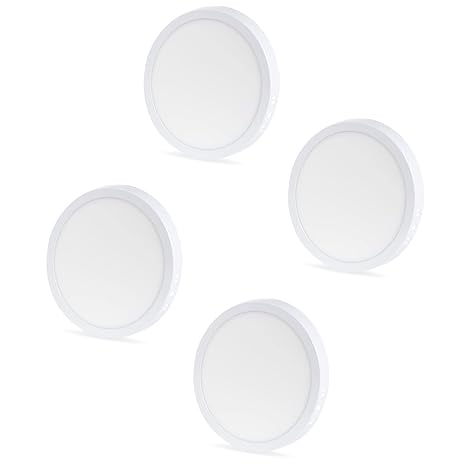 DMT 22 Watt LED Round Ceiling Surface Panel Light (White, Pack of 4)