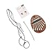 YoungMonic Mini Kalimba Thumb Piano 8 Keys, Portable Mahogany Finger Piano with Carrying Bag, Tune Hammer, Instruction, Musical Gift for Beginners & Adults