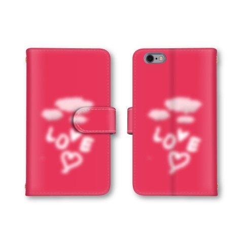 �y�m�[�u�����h�i�z AQUOS SERIE mini �p SHV33 �Ή� �X�}�z�P�[�X �蒠�^ �ڂ��� �f�U�C�� �n�[�g LOVE ���b�h �ԐF SHV33 �Ή� �P�[�X