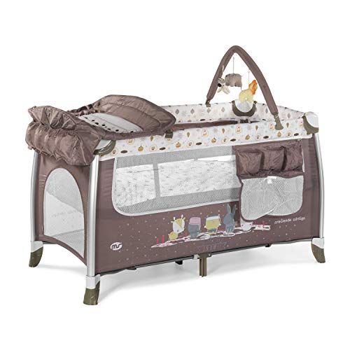 Innovaciones Ms 630302 - Cuna De Viaje Chasis, De Aluminio, Color Marron Blanco Innovaciones Ms 630302 - Cuna De Viaje Chasis, De Aluminio, Color Marron Blanco