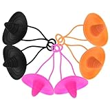 Yardenfun 6個シリコン吸管キャップ 牛仔帽型ストローエンドプロテクター 飲