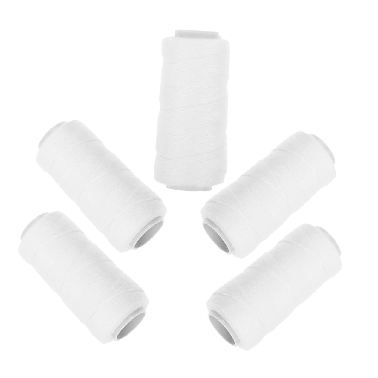 Beatifufu 2sets Facial Hair Removal Thread Eyebrow Threading Tool Soft Cotton Yarn Roll 5rolls*2