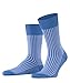 Produktbild FALKE Herren Socken Oxford Stripe, Baumwolle, 1 Paar, Blau (Linen 6326), 39-40