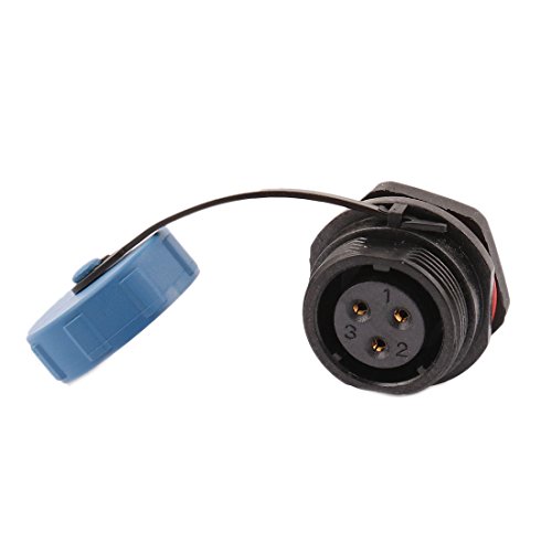 Conector de aviación Aexit SP1712/S 3 polos 500V AC miniatura 1