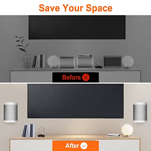 Soportes de pared para altavoz Sonos One SL Play 1 orientables e inclinables 2 uds 5