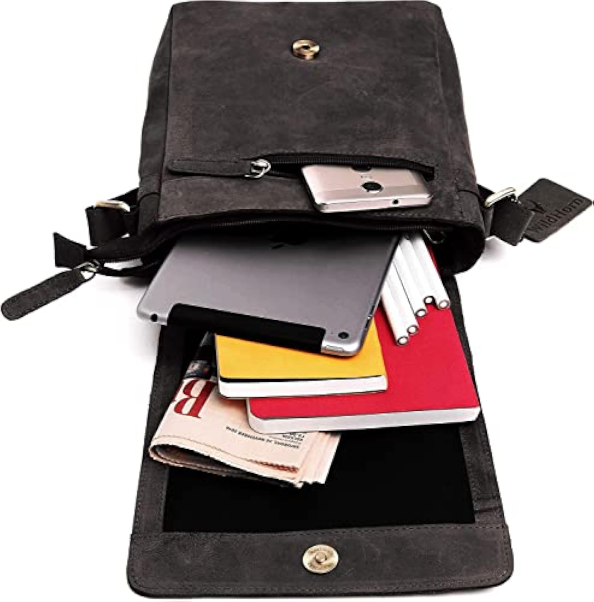 Men's Genuine Leather Side Bag, Stylish and Durable