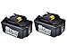 Produktbild GOLEMON 18V BL1815 BL1830 BL1840 BL1850 Akku Kompatibel für Makita BHP451 BDF452HW DC18RA DC18RC DC18SC Elektrowerkzeuge Batterie (2 X BL1840)