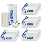 SLequipo Mini Soap Bars Bulk Individually Wrapped Bulk Bar Soap 0.7oz Travel Soap Small Hotel Soa...