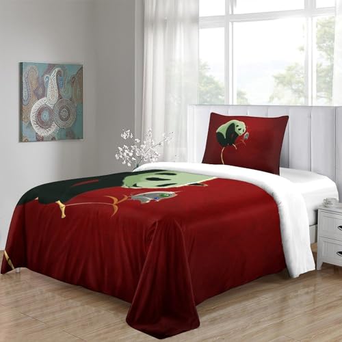 Housse de couette panda géant 3D pour lit simple 135x200 - 5