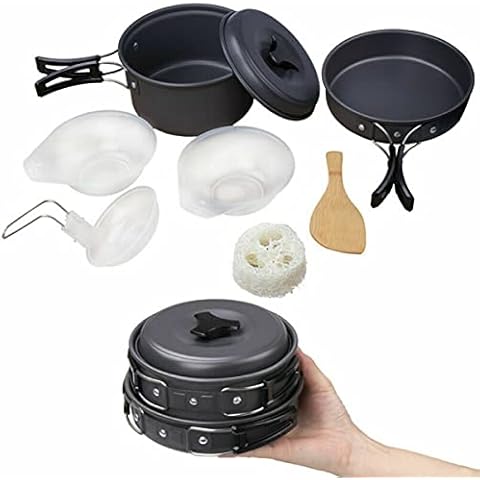 HEZHU Tragbares Kochgeschirr-Set für Camping Cover