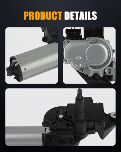 Image of ROADFAR Rear Windshield Wiper Motor Fit for Jeep for Liberty 2008-2012 | For Jeep For Liberty 2008-2012|Replace 403056|57010090AB|57010090AC|5 Pins