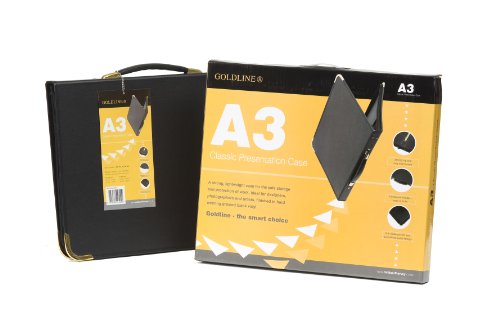 Clairefontaine PCJ1A3BKZ pressbook anneaux A3 noir classeur de présentation