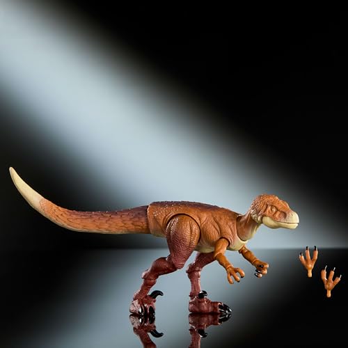 Image of Mattel Jurassic World Hammond Collection Dinosaur Action Figure Ornitholestes, Premium Design with Realistic Eyes, 18 Articulated Joints & Extra Hands