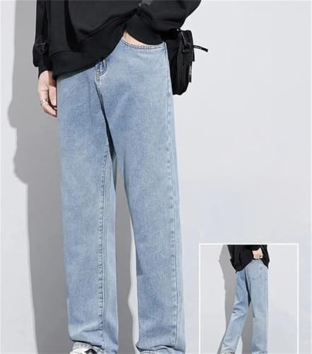 Men's Baggy Jeans High Fashion Wide Leg Denim Trousers Straight Comfortable Casual Pants2
