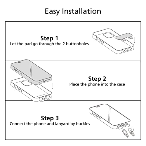 Alto Crossbody Cell Phone Lanyard, Detachable And Adjustable Patch Phone Lanyard, Cross Body Neck Shoulder Nylon Strap With Italian Leather Pad Decompression Design (Caramel Brown) #TOP4