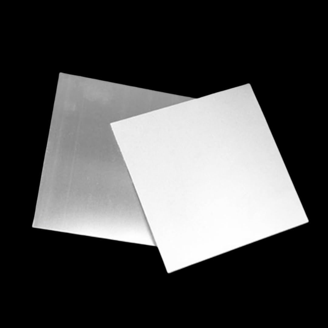 Foglio di zirconio - Foglio di ricerca per laboratorio e uso industriale, spessore 0,5 mm, 100 mm x 100 mm, 1 pezzo