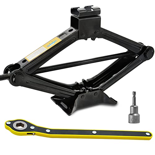 Scissor Lift Jack Max 2.5 Ton Capacity, Lifting Jack Car Kit With Wrench For Car Truck Sedan Qjd-2.5 #TOP19