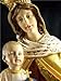 Roman Our Lady of Mt. Carmel with Child 8 Inch Resin Stone Tabletop Statue Figurine
