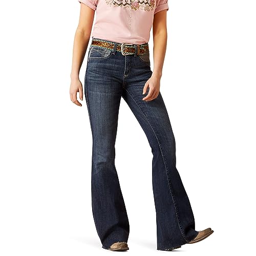 ARIAT Women's R.e.a.l. High Rise Doba Flare Jean