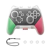 Switch Pro Controller Hard Shell Case, Cute Switch Pro Controller Storage Box for Protecting Joystick - Matte Clear