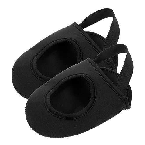 Couvre-chaussures de cyclisme élastique et protège-chaussures vélo coupe-vent noir