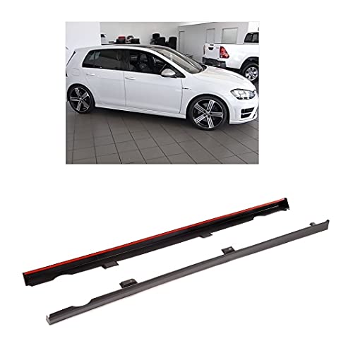Coppia Minigonne laterali sottoporta per Volkswagen VW Golf 7 R Look