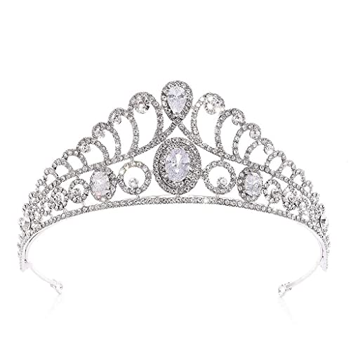 Tiara de boda de pedrería ideal para fiestas de quinceañeras y damas de honor