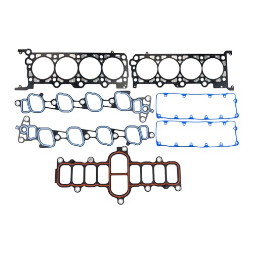 Image of KAX HS9792PT9 Cylinder Head Gasket Set Kit,Engine Kit Gasket Sets fit for Lincoln Town 2005-2011 4.6L, grey