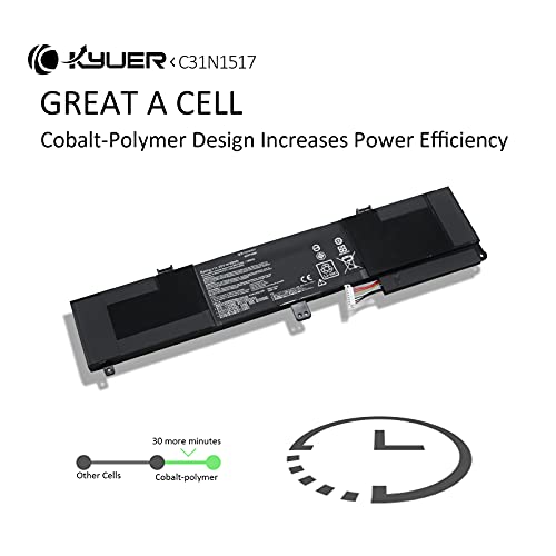 K KYUER 55Wh C31N1517 Batteria per ASUS VivoBook