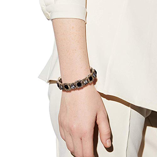 EleQueen Women's Wedding Bridal Vintage Inspired Austrian Crystal Tennis Bracelets2