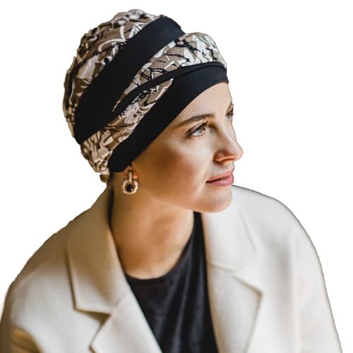 Turban chimiothérapie Carebell en coton, bonnet floral pour les sorties et le repos