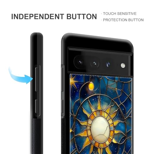 Coque pour Google Pixel 7A en verre céleste premium avec protection intégrale - 2