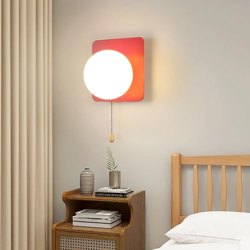 Moderna interior lámpara de pared LED circular negra para iluminar zonas oscuras sin obras 6