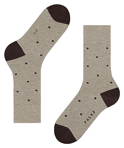 Image of FALKE Men's Dot Socks, Breathable, Crew, Casual or Dress, Polka Dots, 1 Pair