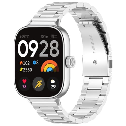 Correa de acero inoxidable para reloj Redmi Mi Band 8 Pro miniatura 1